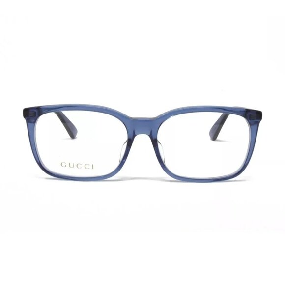 NEW GUCCI EYEGLASSES BLUE UNISEX EYEWEAR GUCCI GG0333OA 003
